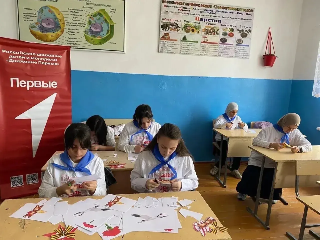 🌍«Окна Победы»: школы Новолакского района объединились в преддверии 81‑й годовщины Великой Победы  В