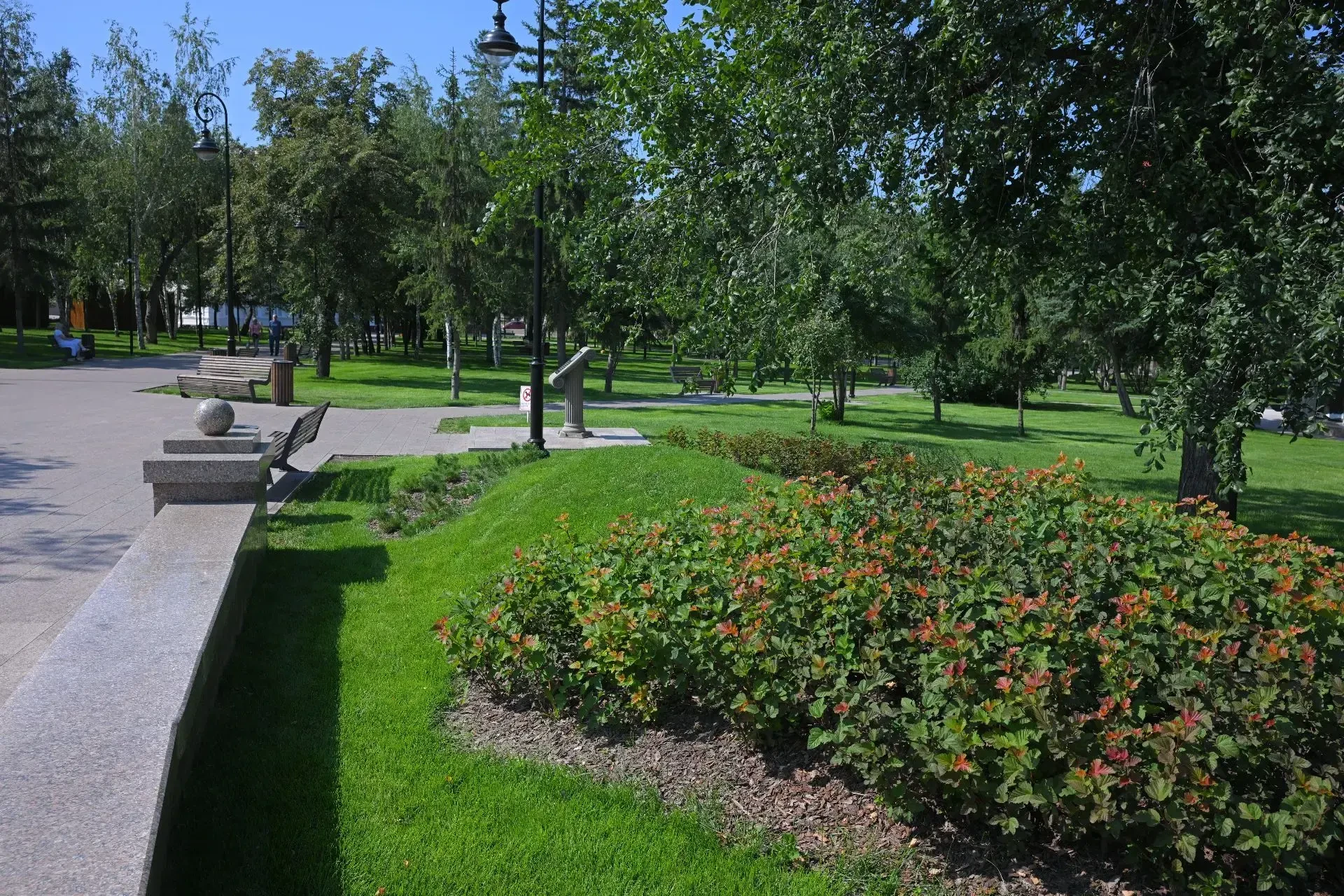 🌿 Как преобразились городские пространства в этом году в плане озеленения.