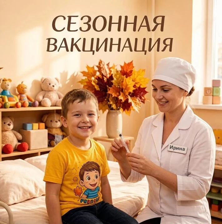 Сезонная вакцинация против гриппа: продолжаем  защищать наших малышей!