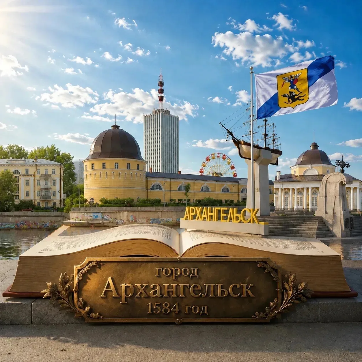🎉 С Днем рождения, любимый Архангельск! 
🏙️ Сегодня нашему прекрасному городу исполняется 442 года