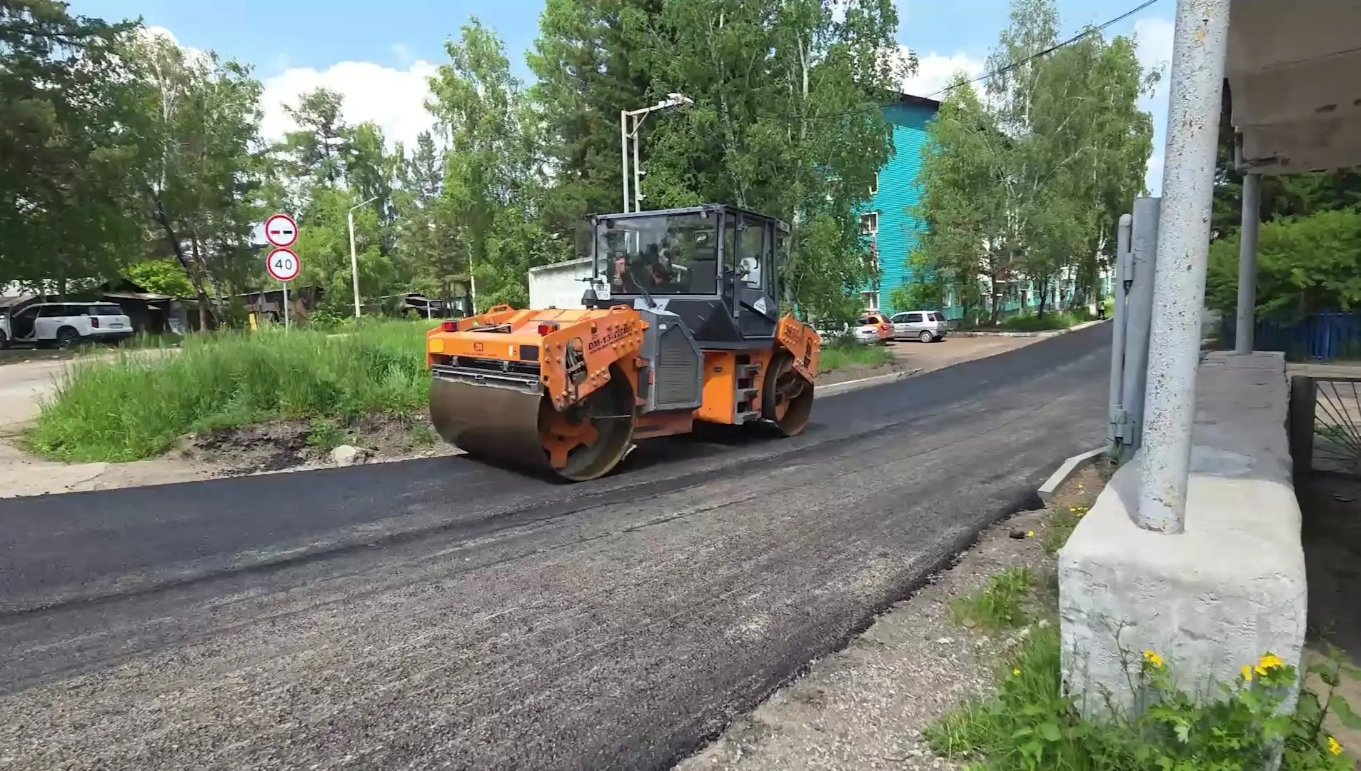 🚧 В Шелеховском районе, в Чистых Ключах, завершается ремонт дороги