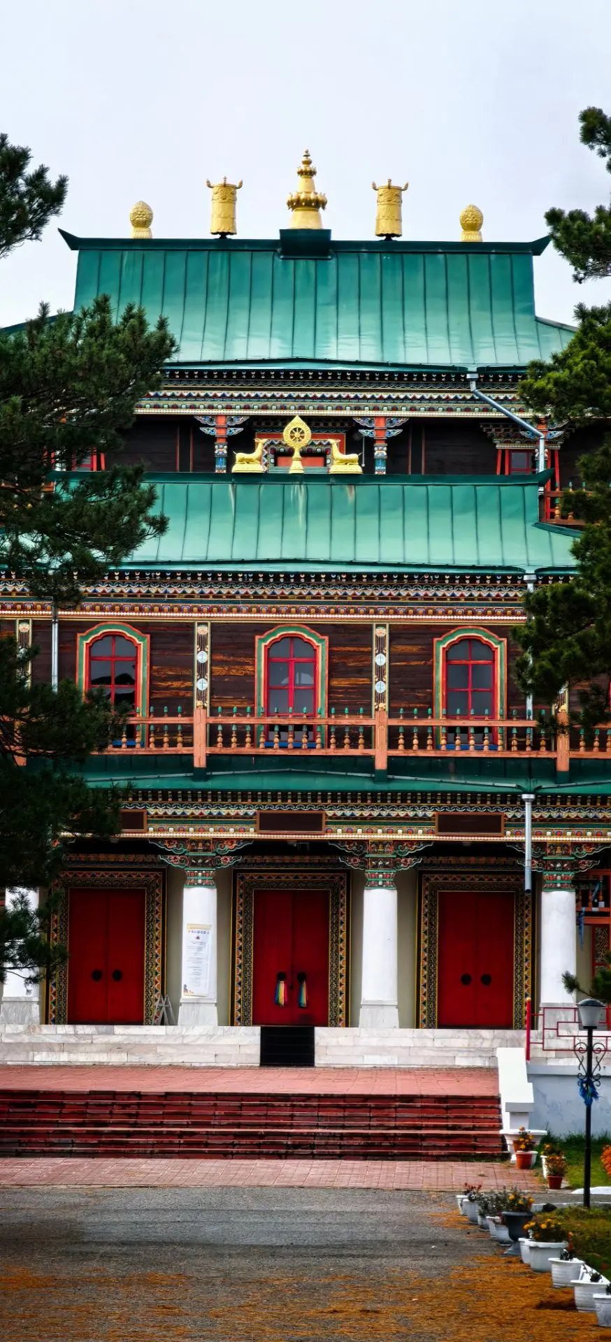 ☸️🏯🍂 Осень в Агинском дацане «Дэчен Лхундублинг»