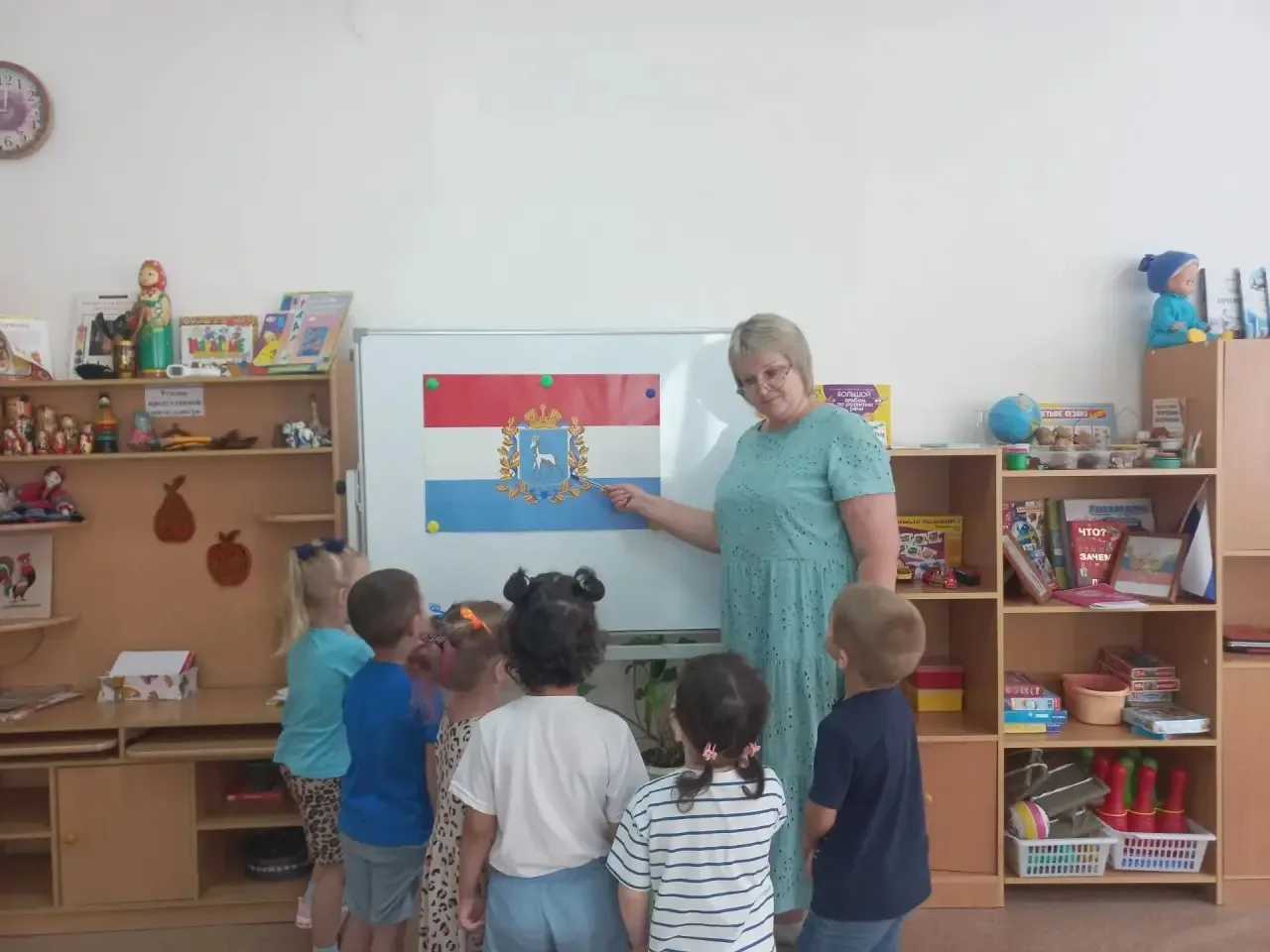 🇷🇺 17 июля в детском саду проходили мероприятия, посвященные Дню самарской символики. 

🇷🇺 Воспи