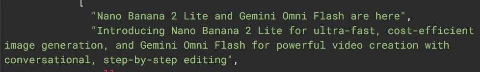 В логах Google засветился анонс Nano Banana 2 и Gemini Omni Flash 👀