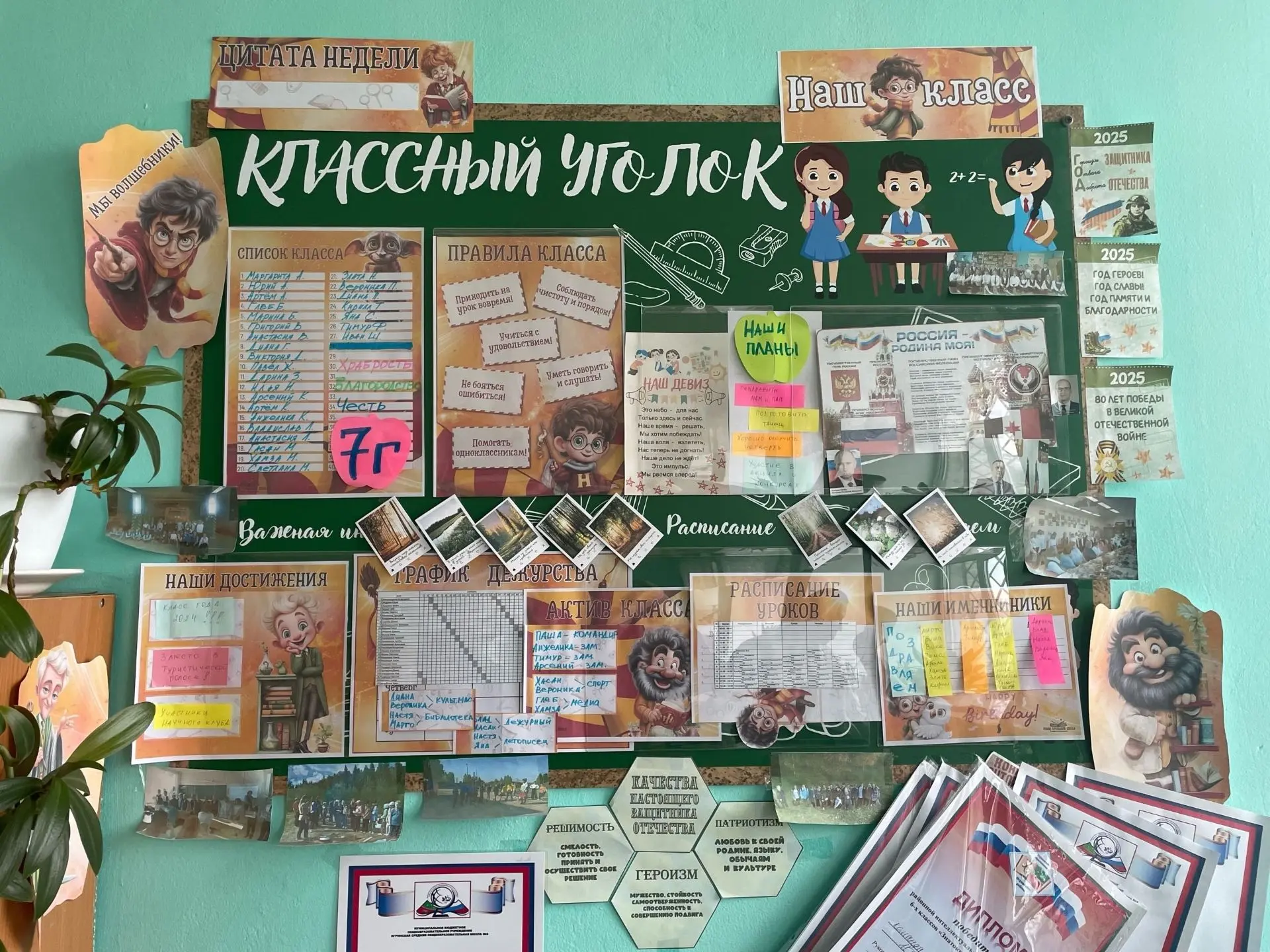📝 Итоги конкурса классных уголков  С радостью объявляем результаты ежегодного конкурса классных угол