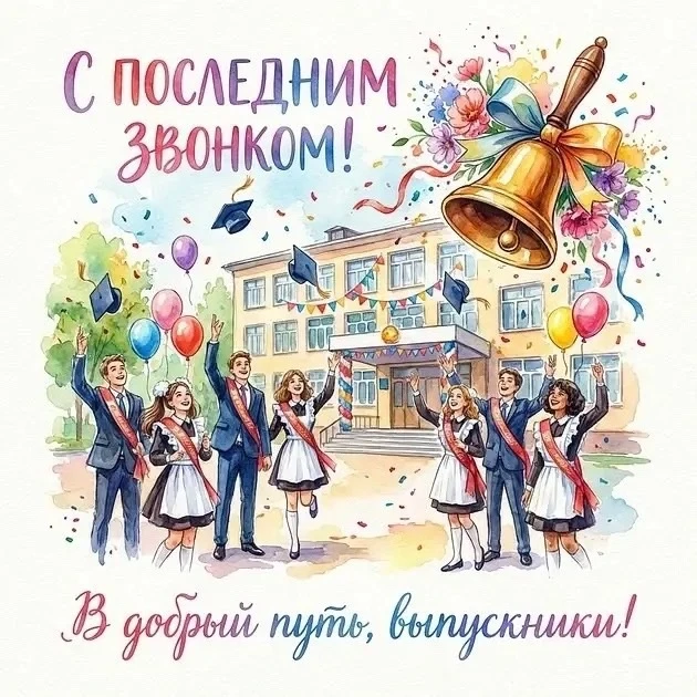 🎓✨ Волнительный и яркий праздник Последнего звонка прозвучал для выпускников Колпашевского района! 
