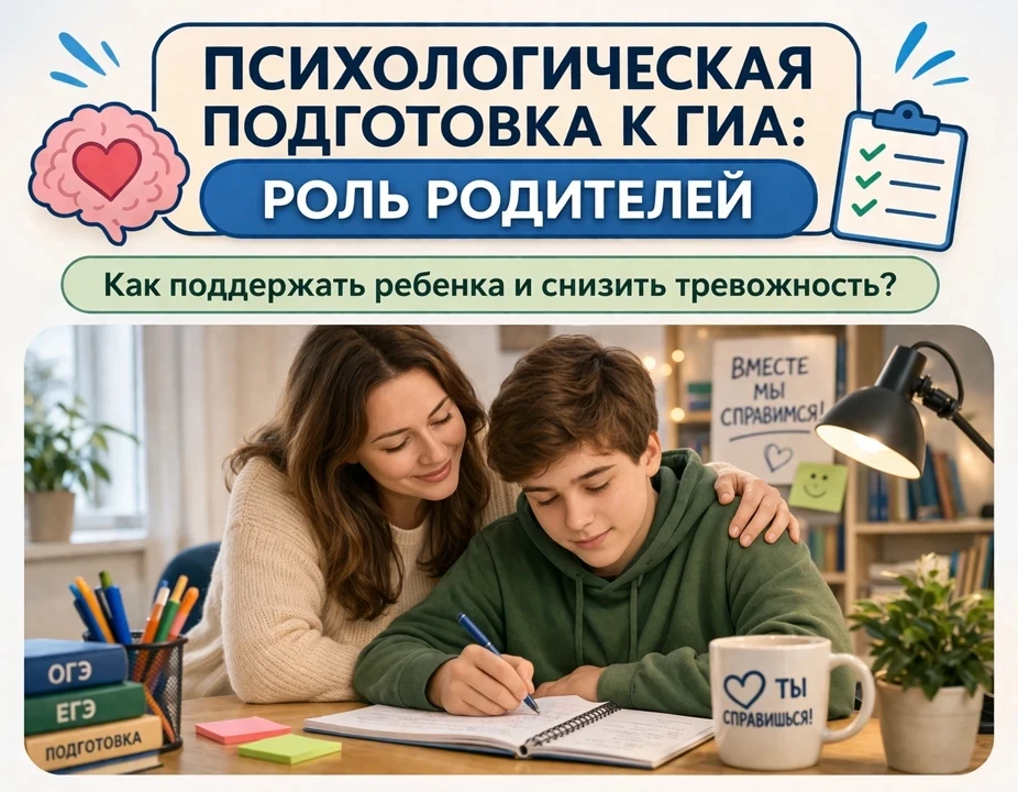 Рекомендациями о том, как помочь ребенку организовать подготовку к экзаменам, с родител...