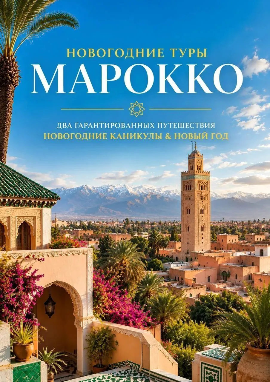 🇲🇦 Новый год в Марокко — начните 2027 год ярко!