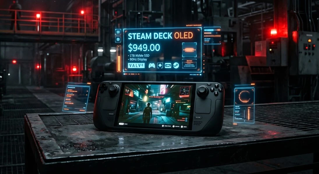 📈 Шок-контент от Valve: цены на Steam Deck OLED взлетели более чем на 40%