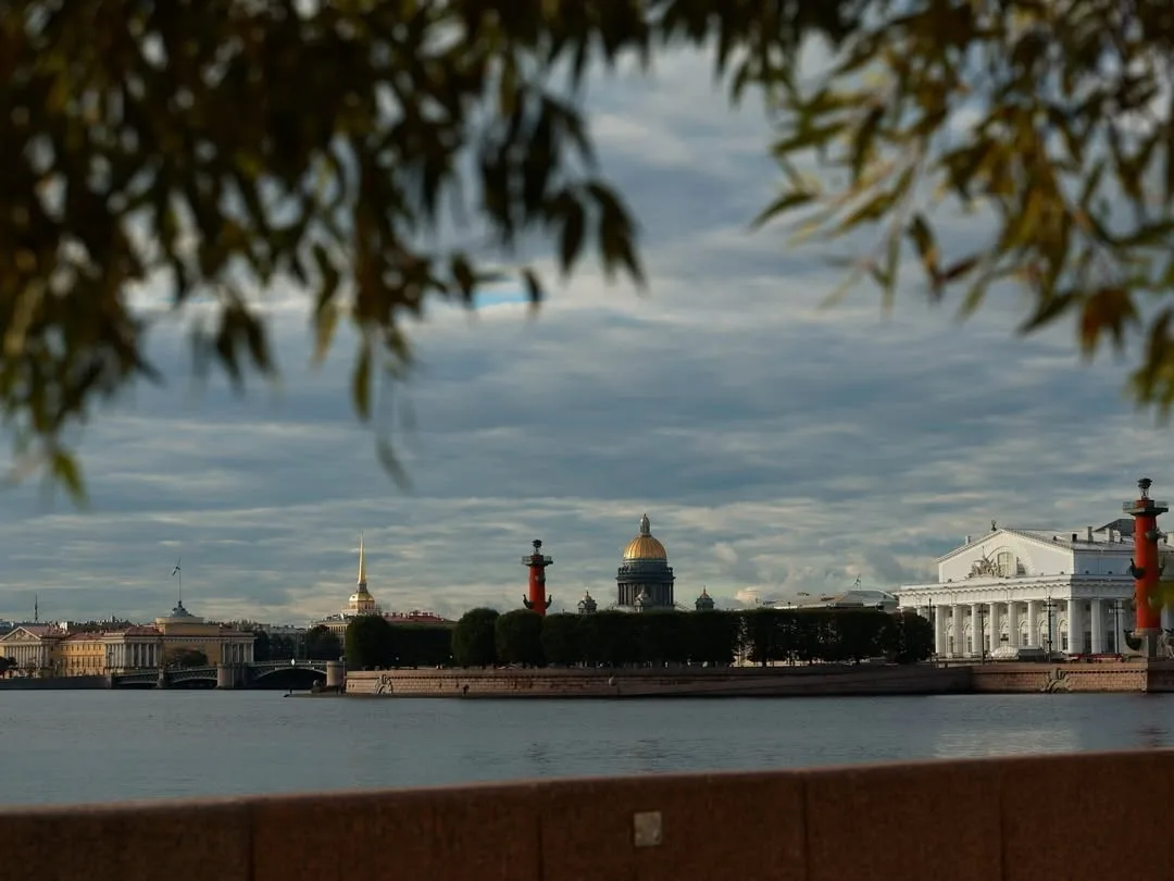 Стрелка Васильевского острова в особом ракурсе ✨