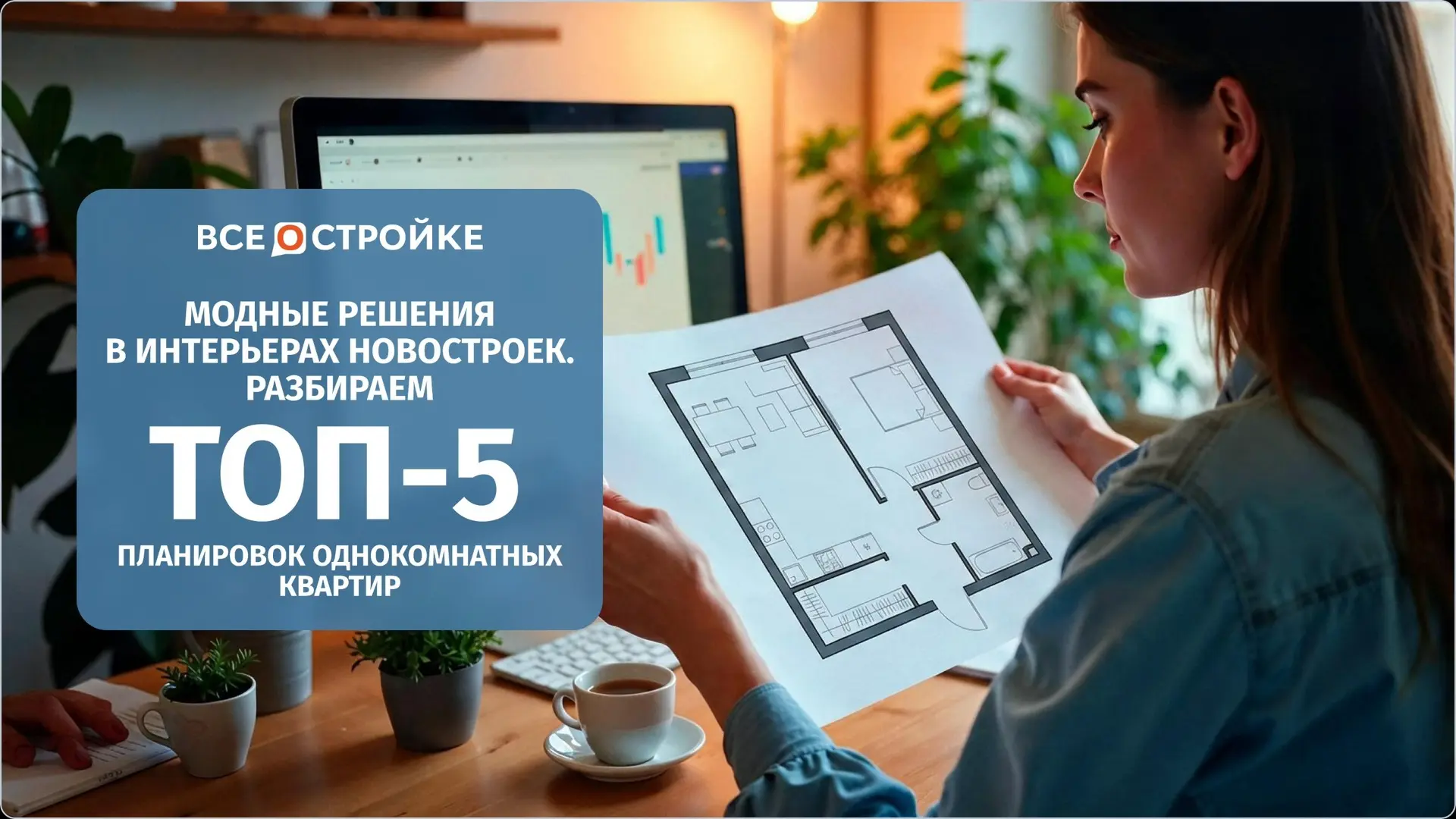 ТОП-5 модных решений для популярных планировок однокомнатных квартир в новостройках