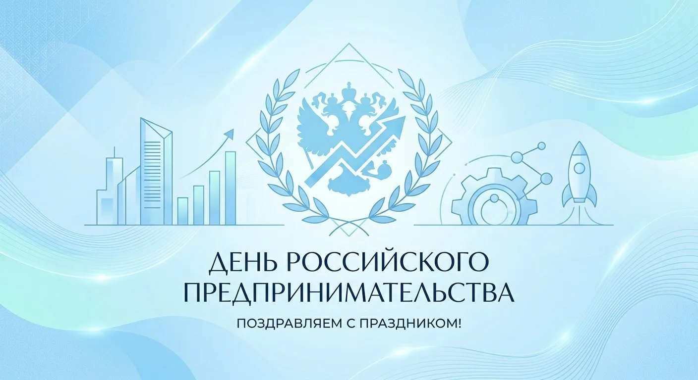 Уважаемые предприниматели!  Поздравляем вас с Днём российского предпринимательства 🎉  Благодаря ваше