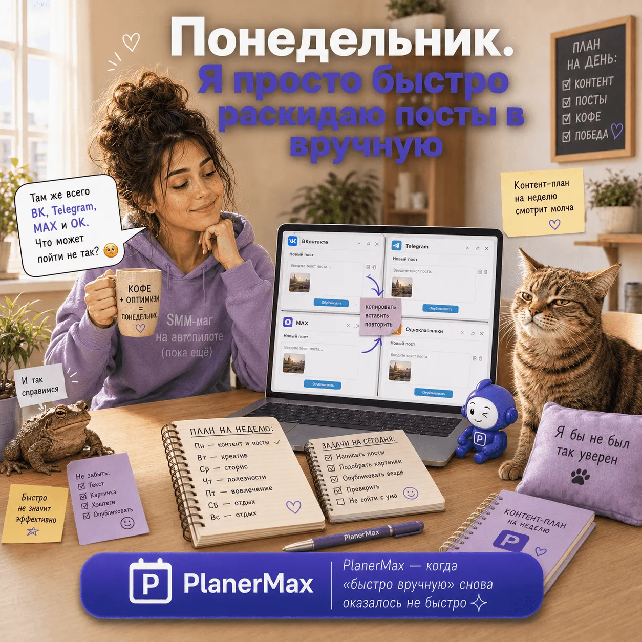Кто пропустил нашу небольшую драму про SMM, ручной постинг и внезапное просветление — н...
