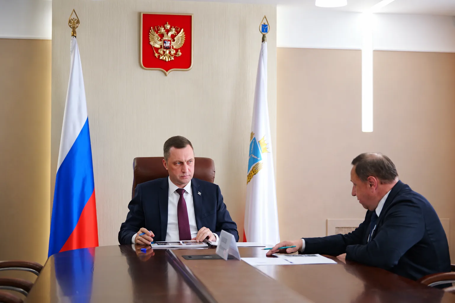 Дальнейшее развитие Воскресенского района в 2026 году обсудили на рабочей встрече Губер...