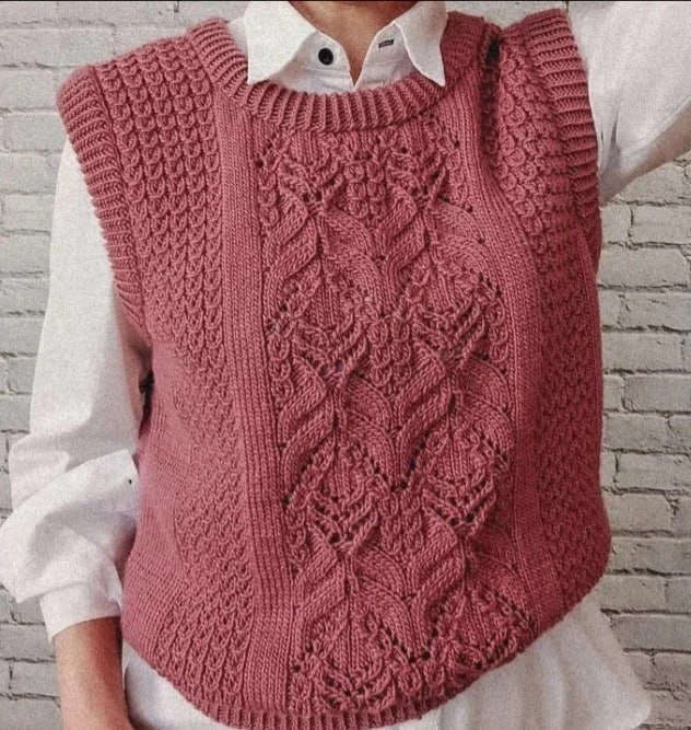 Жилет. Схема узора🧶🧶
