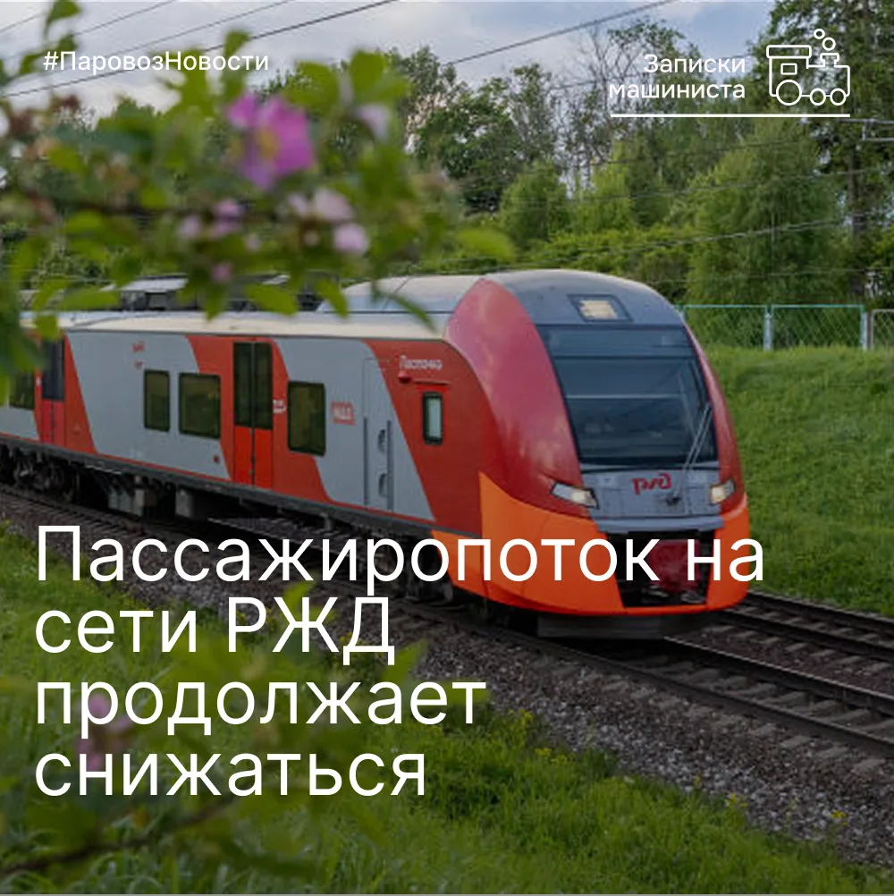 По данным ИПЕМ, за январь–май 2026 года железными дорогами перевезено 510,1 млн пассажи...