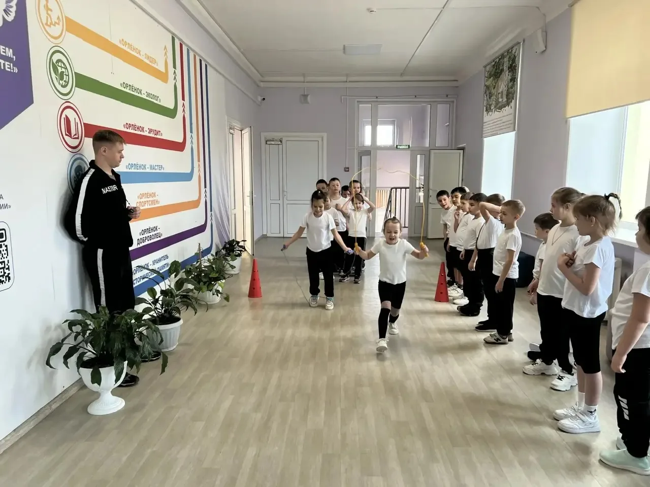 Финишировал трек «Орлёнок-Спортсмен»! 🏆  В 1 «Б» классе успешно завершился очередной трек программы 