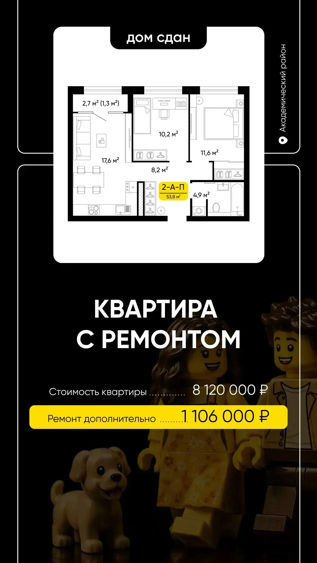 Купить и сразу сдавать / заехать самому в новую квартиру, расположение ул. Амундсена, е...