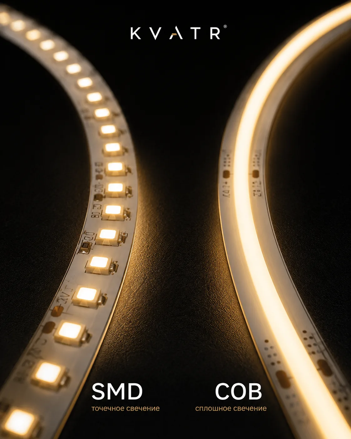 COB или обычная SMD-лента?
