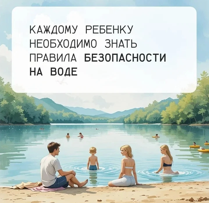 Памятки о правилах поведения на водных объектах, а также напомнить о недопустимости оставления малол
