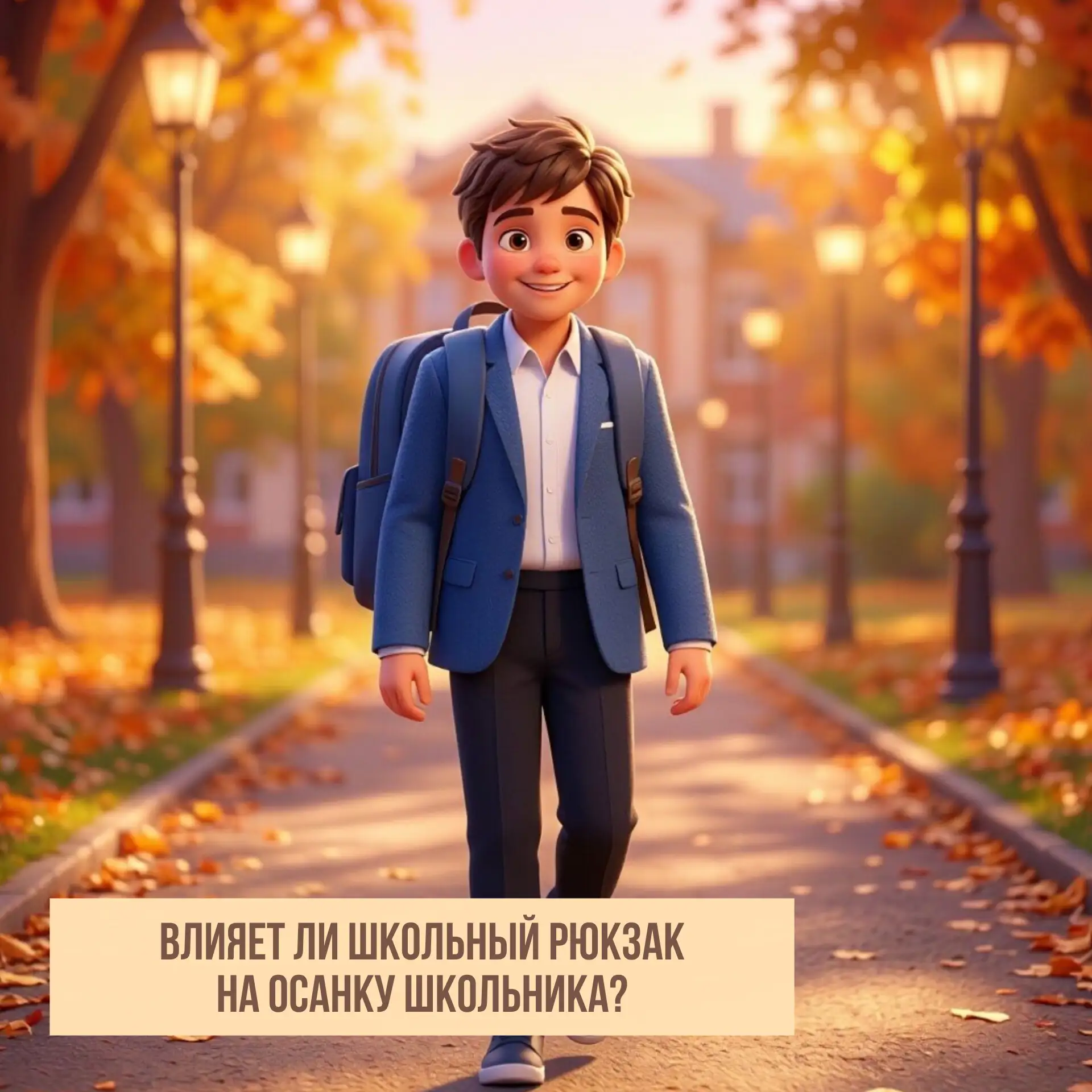Тяжёлая ноша: как школьный рюкзак влияет на осанку ребёнка