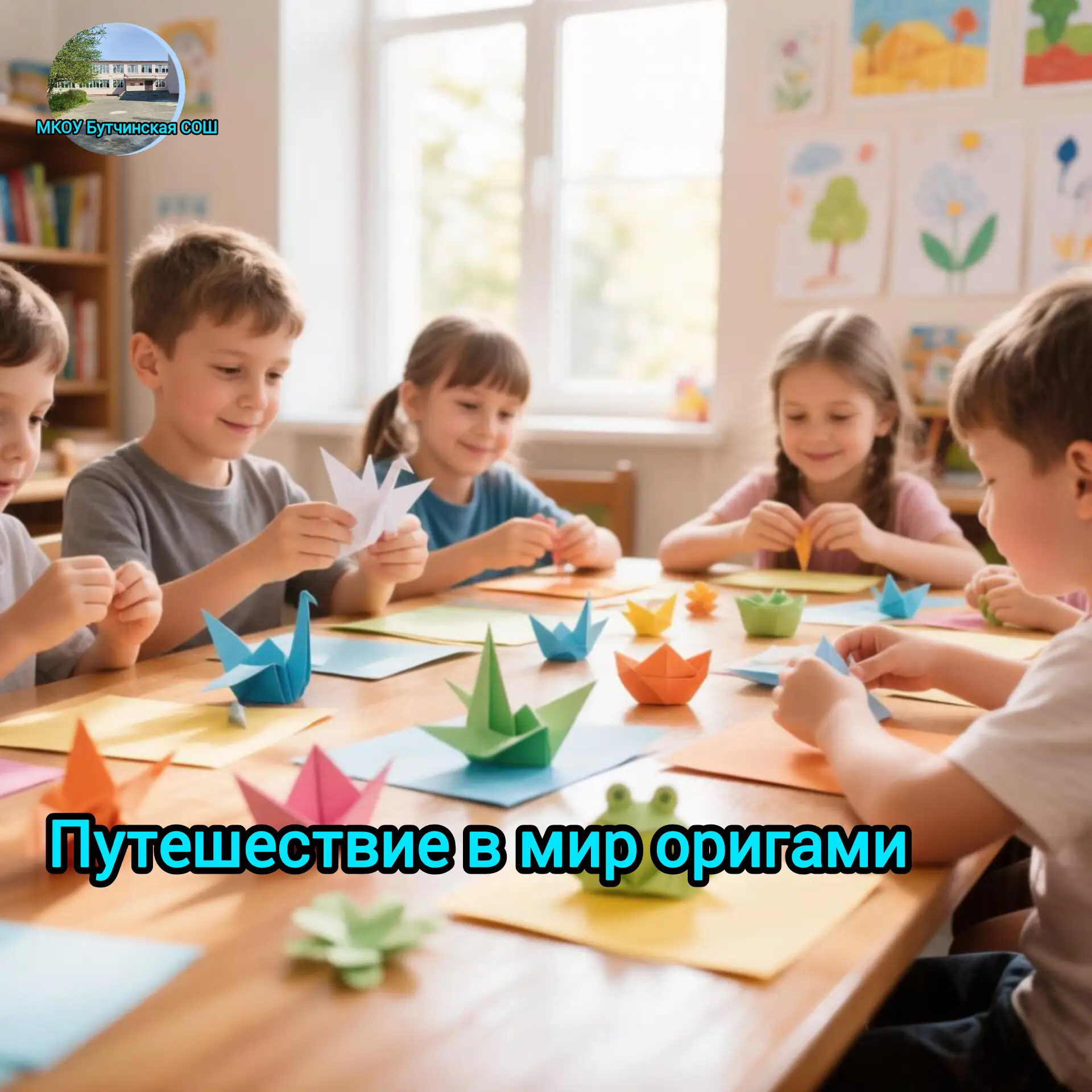 Путешествие в мир оригами с детьми!