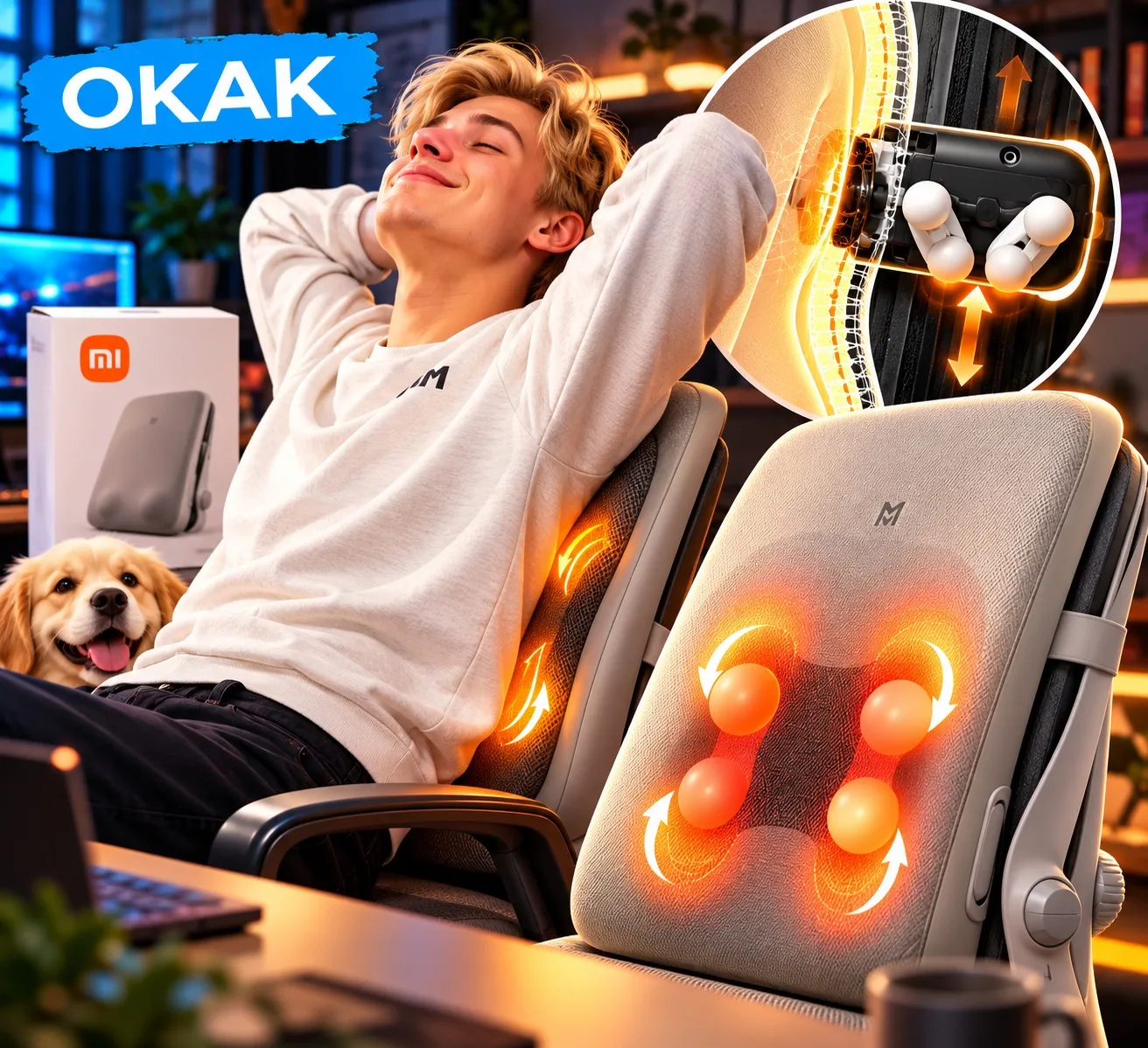 💺 XIAOMI ПРЕВРАТИЛА КРЕСЛО В МАССАЖИСТА.