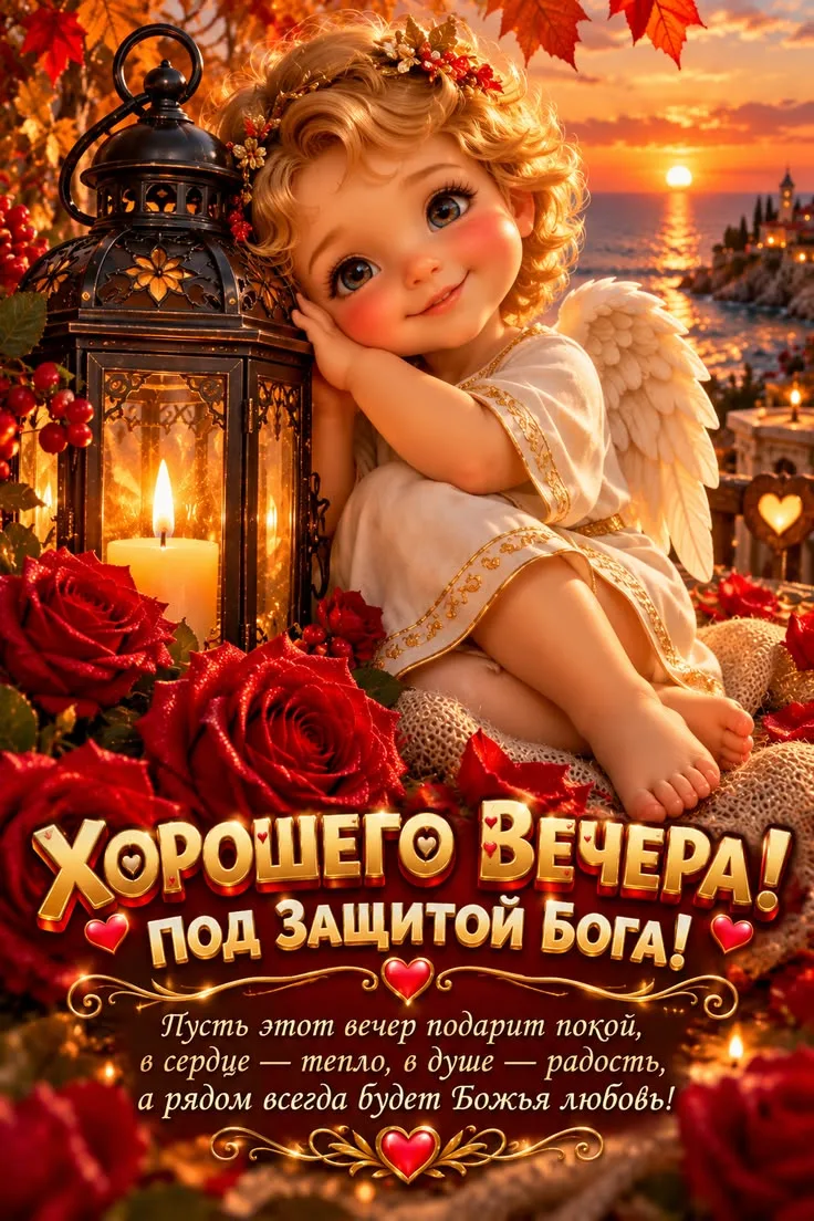 🥰 Ставьте реакции и делитесь открыткой с близкими ❤️