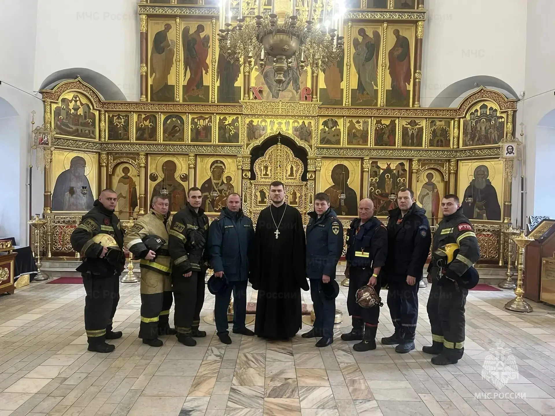 📌Пожарные Сергиева Посада отработали пожарно-тактические учения в храме  В преддверии Светлого Христ