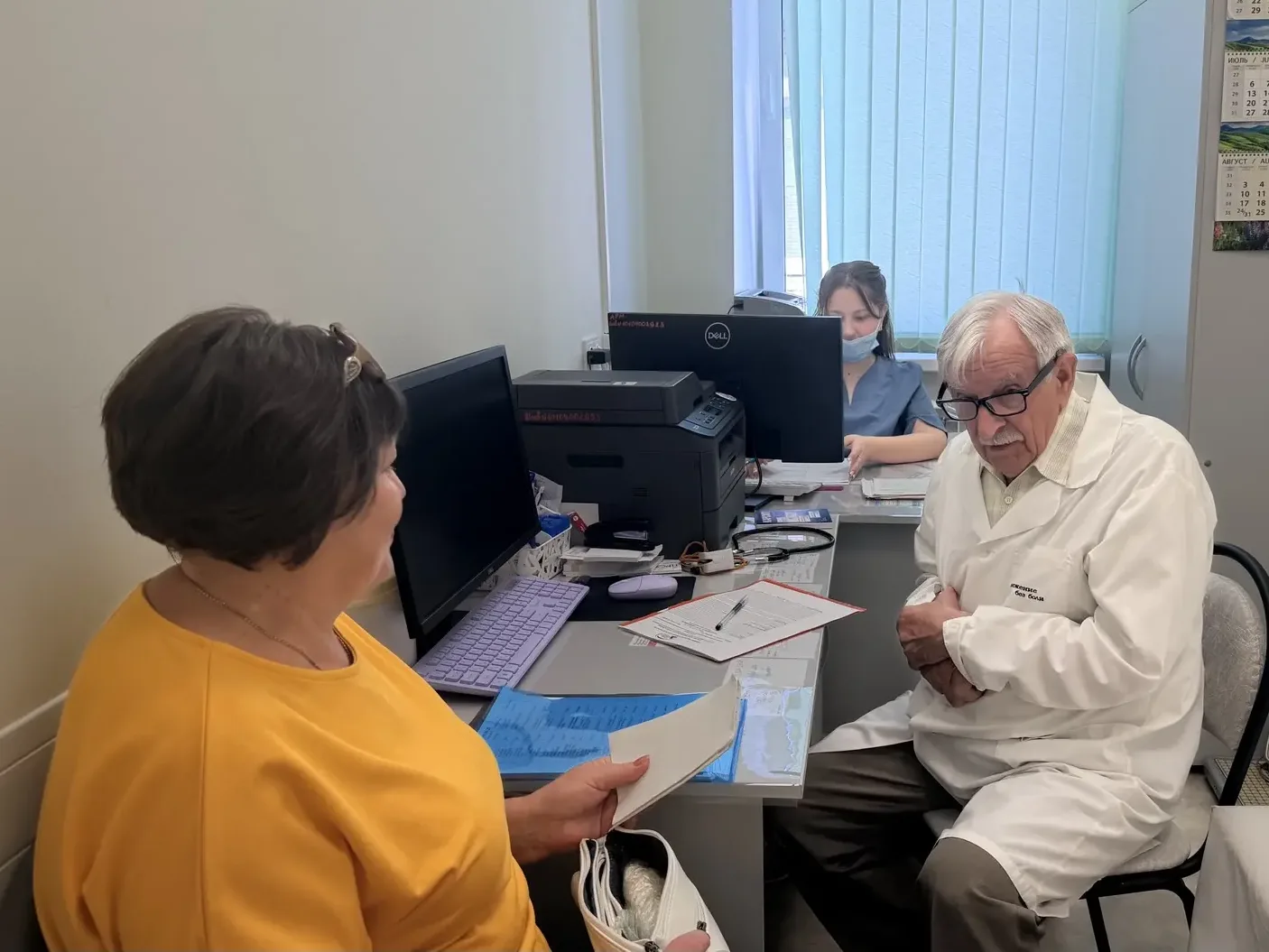 🏥 ❤ Кардиопатруль Курской областной больницы провел прием в Октябрьском районе. В сост...
