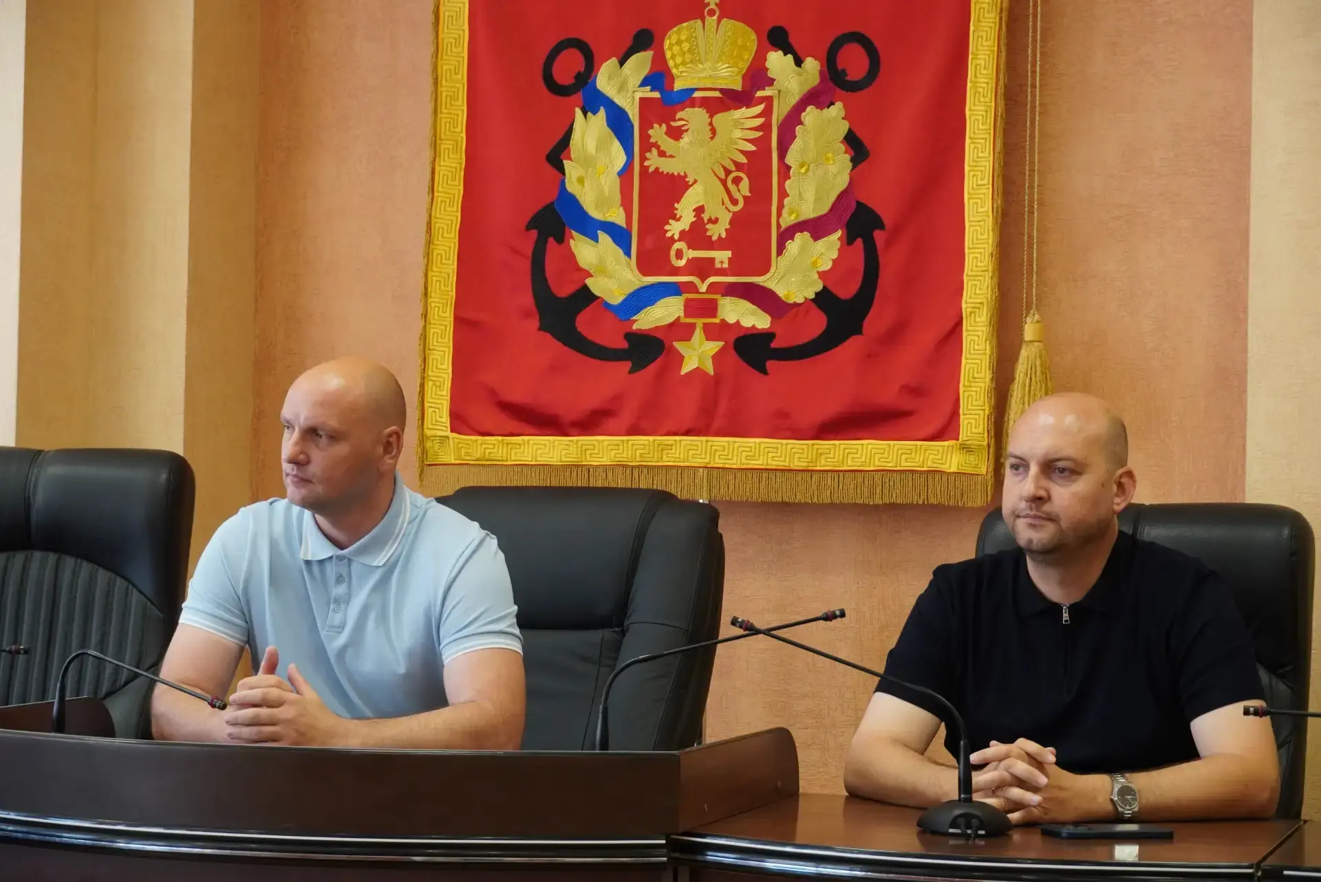💼 И. о. главы администраии Иван Кошель совместно с главой муниципального образования – председателе