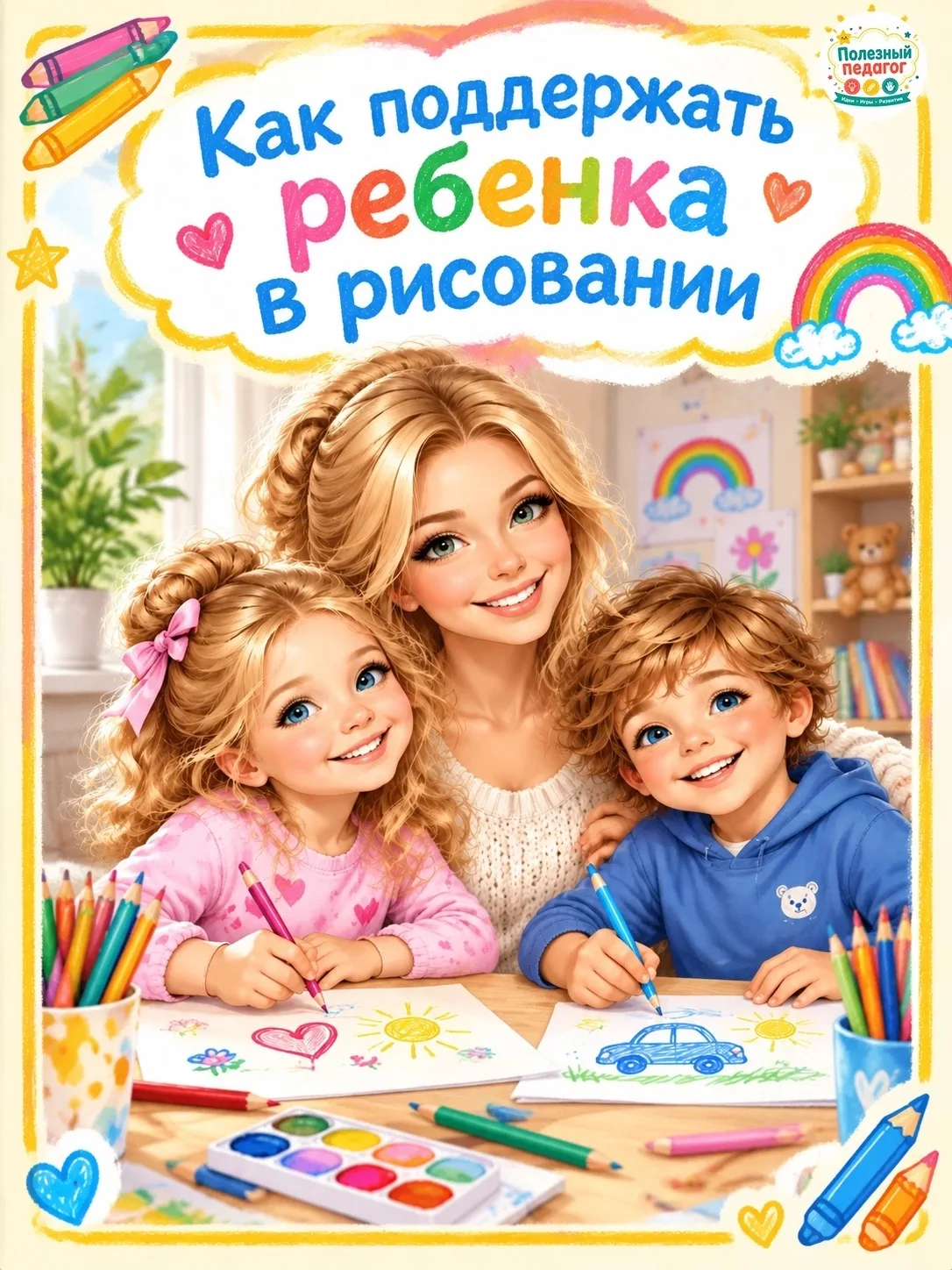Как поддержать ребёнка в рисовании?