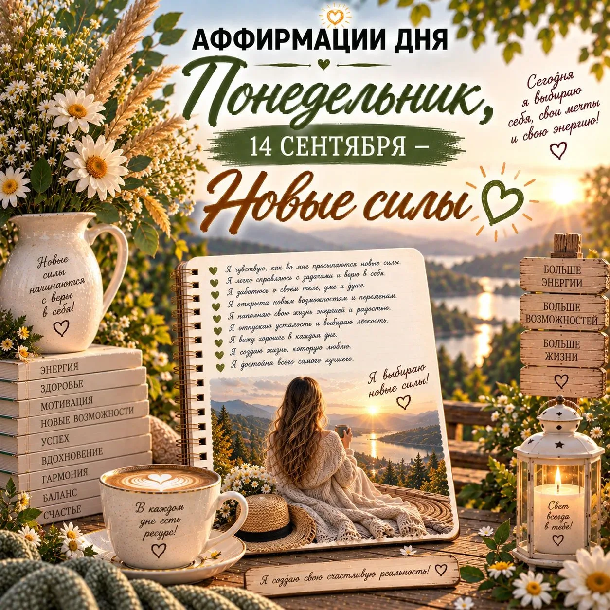 🔥 Аффирмации дня