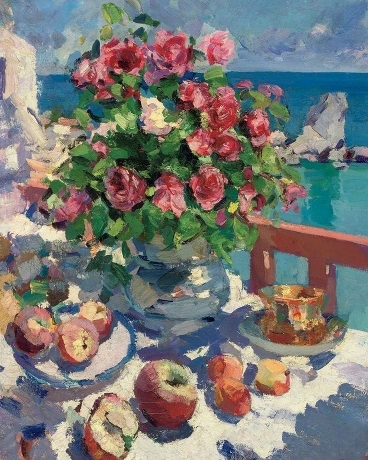 "Розы и яблоки", 1917 г.