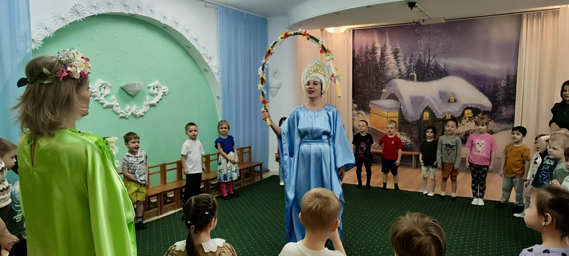 ☀️ Масленичные забавы у наших дошколят!  На этой неделе во всех дошкольных отделениях ребята провожа