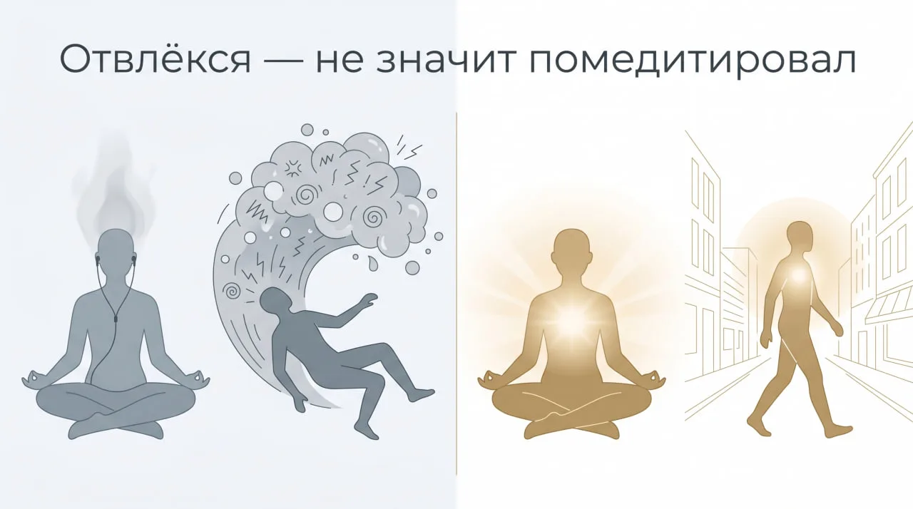 Почему после медитации тревога возвращается сильнее, чем была