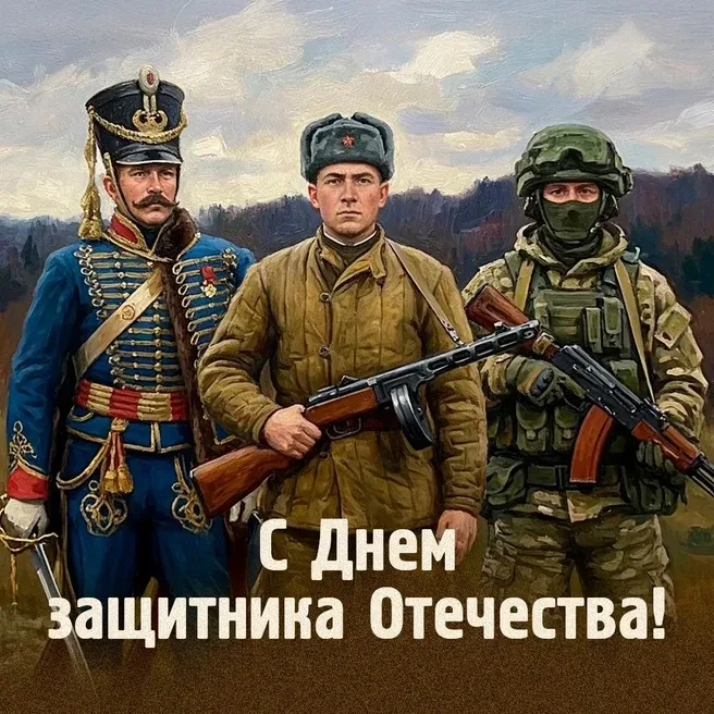 День защитника Отечества олицетворяет глубокую связь поколений и несгибаемую волю нашег...