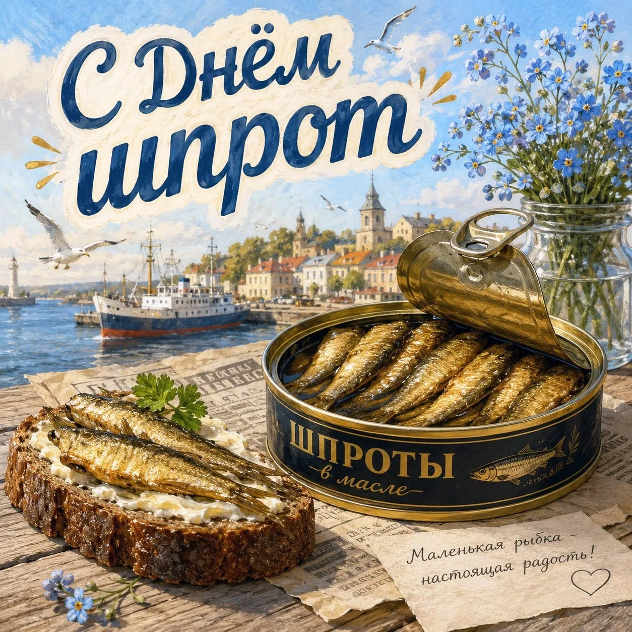 🐟✨ 27 мая — День изобретения шпрот ✨🥫  Сегодня отмечают необычный гастрономический праздник — День и