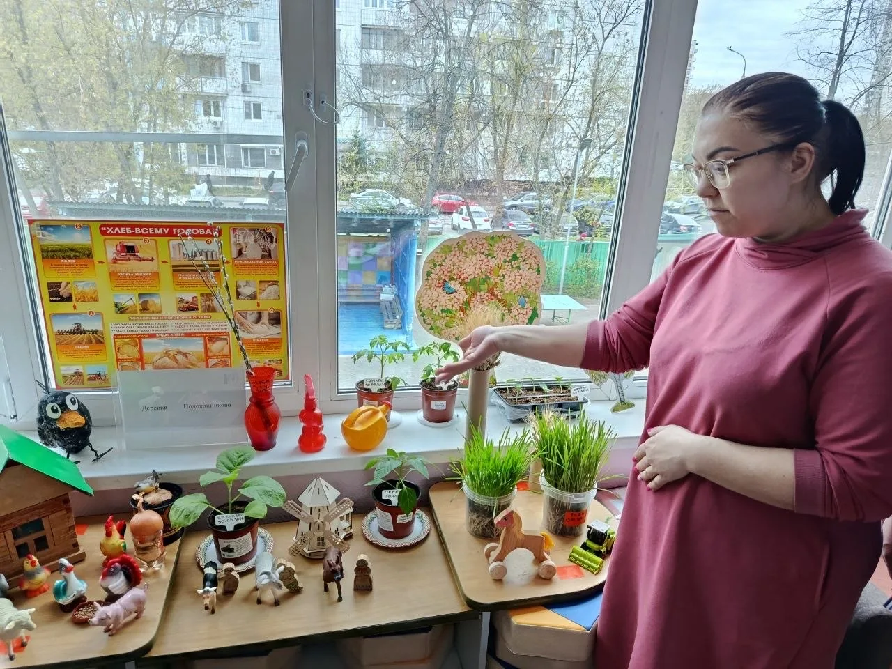 🌱 Конкурс мини-огородов на окне в Корпусе 5  На днях в Корпусе 5  прошёл ежегодный конкурс мини-огор