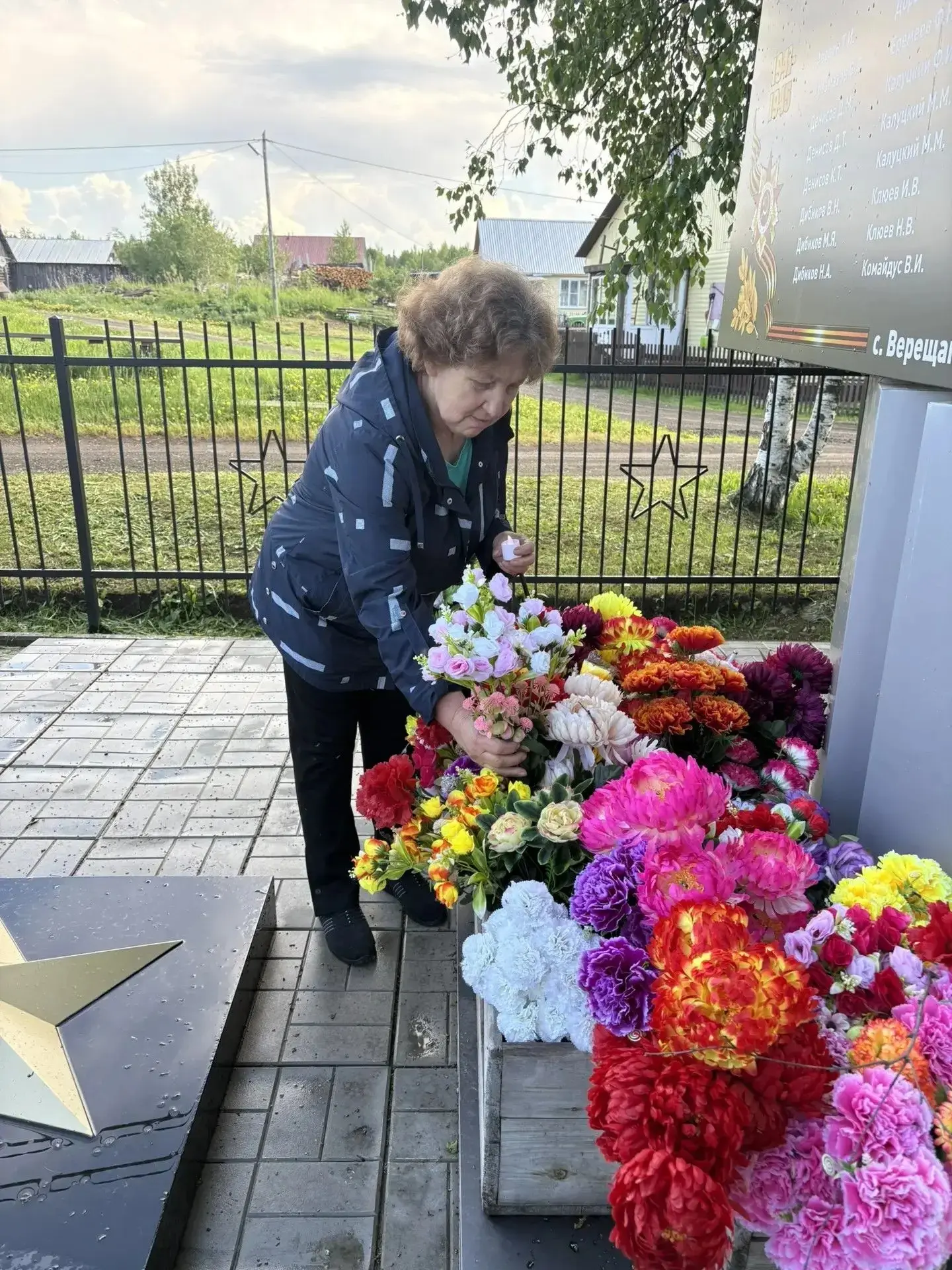 В Верещагино прошел митинг «Не погаснет никогда нашей памяти свеча»