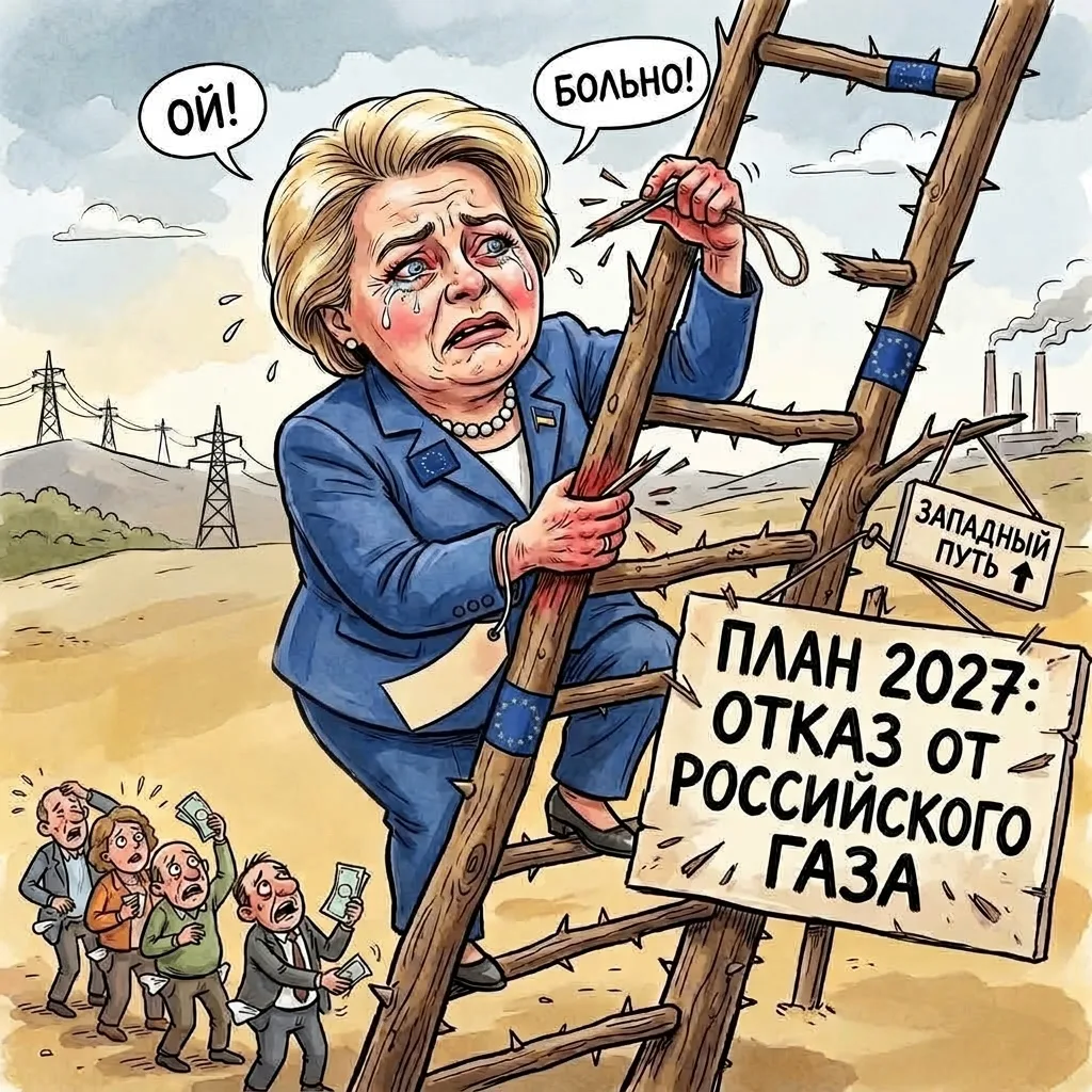 👁‍🗨 Еврокомиссия плакала, кололась, но продолжала... Урсула фон дер Ляйен заявила, чт...