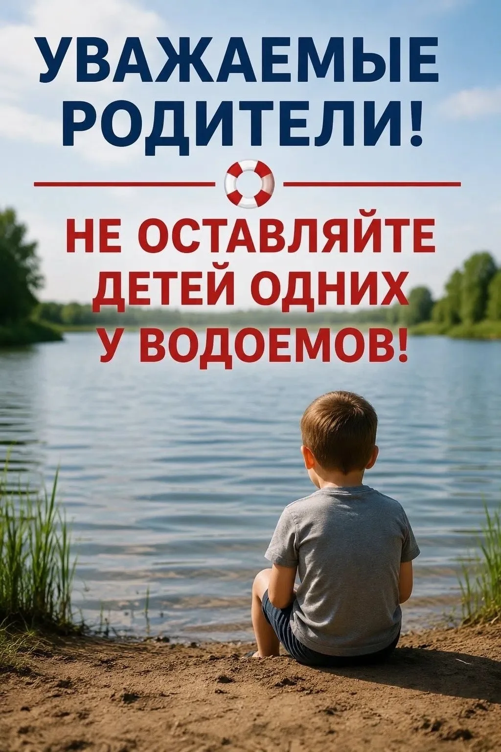 ❗️Уважаемые родители! Помните: дети у воды — это территория вашего беспрерывного вниман...