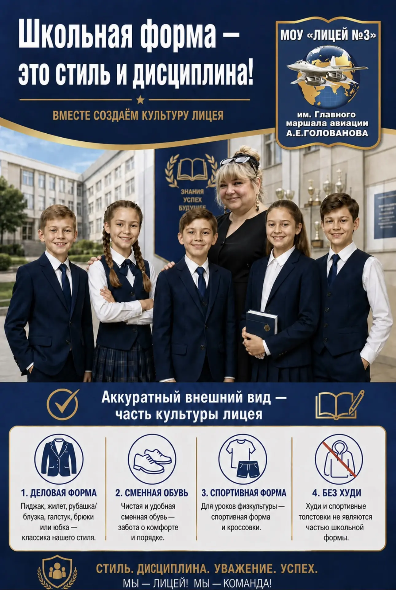 🎓Школьная форма – это стиль и дисциплина!
