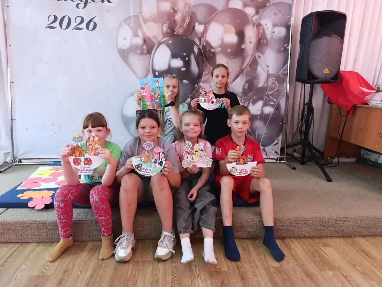 «Орлёнок и семья»🧑‍🧑‍🧒‍🧒
23июня в пришкольном лагере начался с традиционной утренней зарядки. 💪