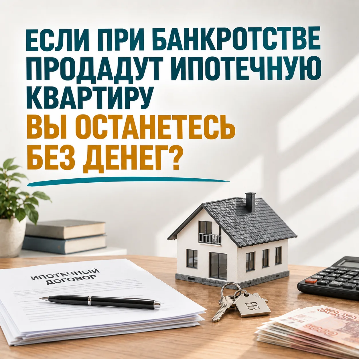 ЕСЛИ ПРИ БАНКРОТСТВЕ ПРОДАДУТ ИПОТЕЧНУЮ КВАРТИРУ ВЫ ОСТАНЕТЕСЬ БЕЗ ДЕНЕГ?