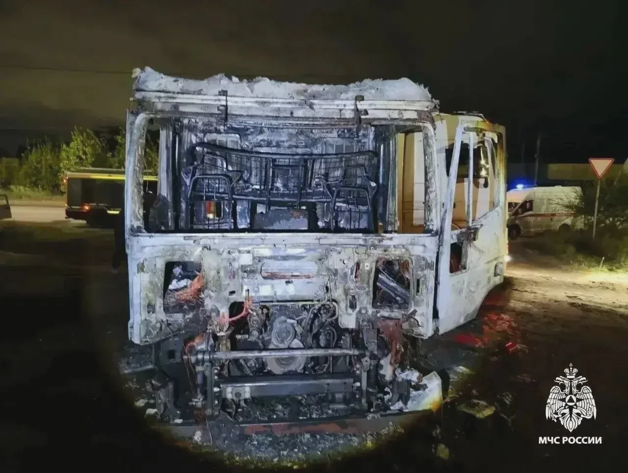 🚒 В Улан-Удэ потушили горящий тягач