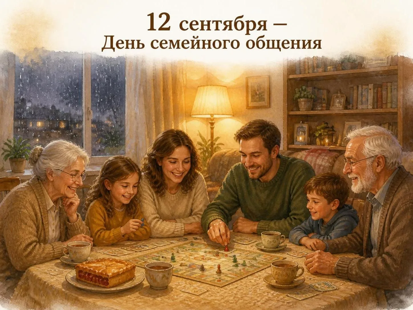 🍂 Сегодня, 12 сентября, отмечается День семейного общения. Праздник появился в Ульянов...