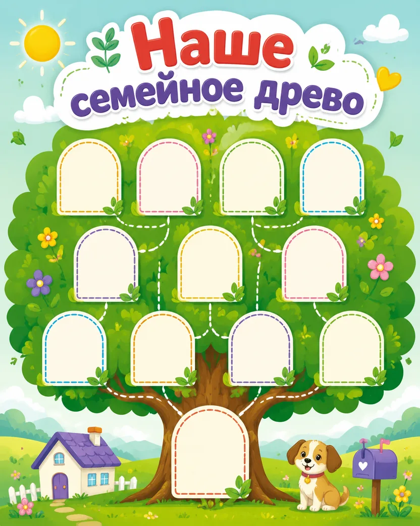 🧒 Знакомимся с родными
