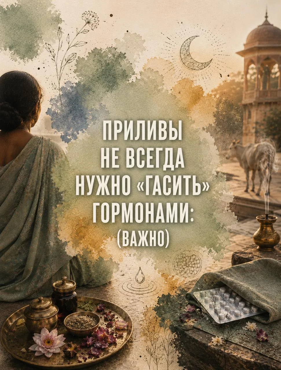 Каждой второй с приливами сразу предлагают гормоны. Я понимаю врачей ГЗТ работает. Это медицинский ф