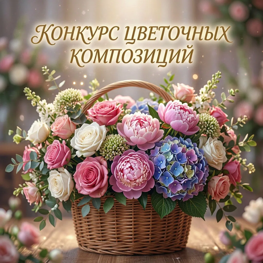🌸Конкурс цветочных композиций
